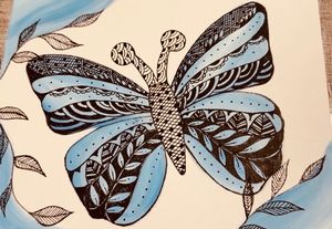 Acrylic & Mandala ar